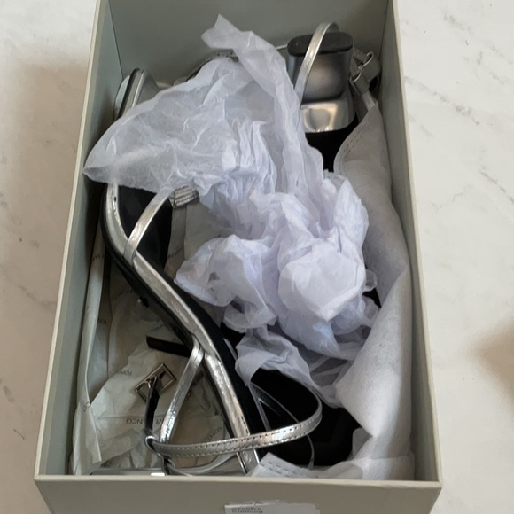 Tony Bianco Corso Sandal in Metallic Silver, Size: 8 - Picture 5 of 11